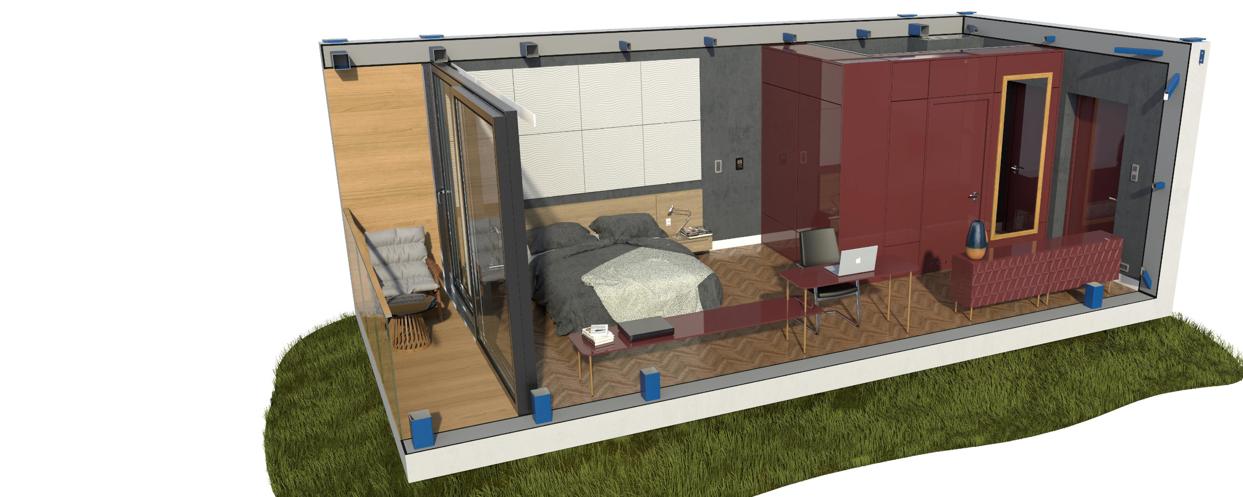 3D animation of a Rawlplug concrete hole saw