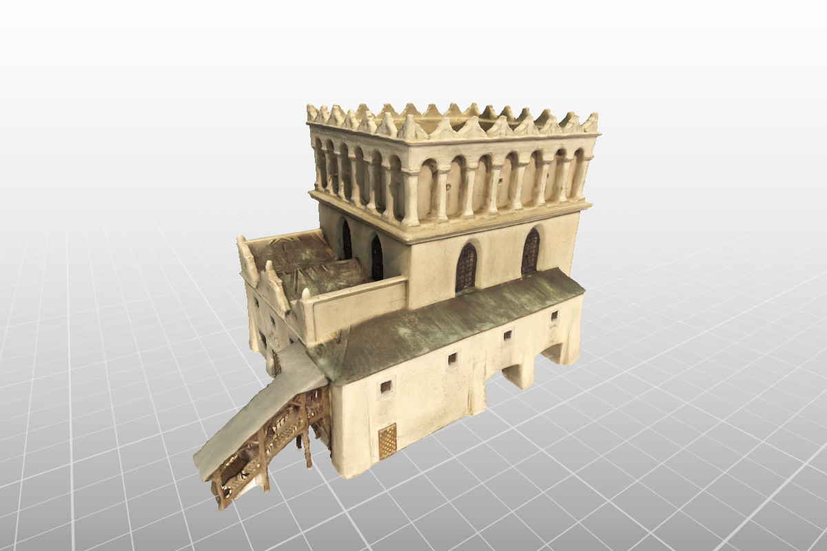 The virtual panorama of old Lviv