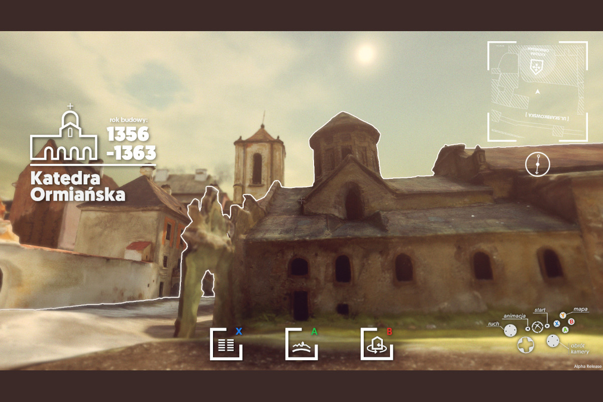 The virtual panorama of old Lviv