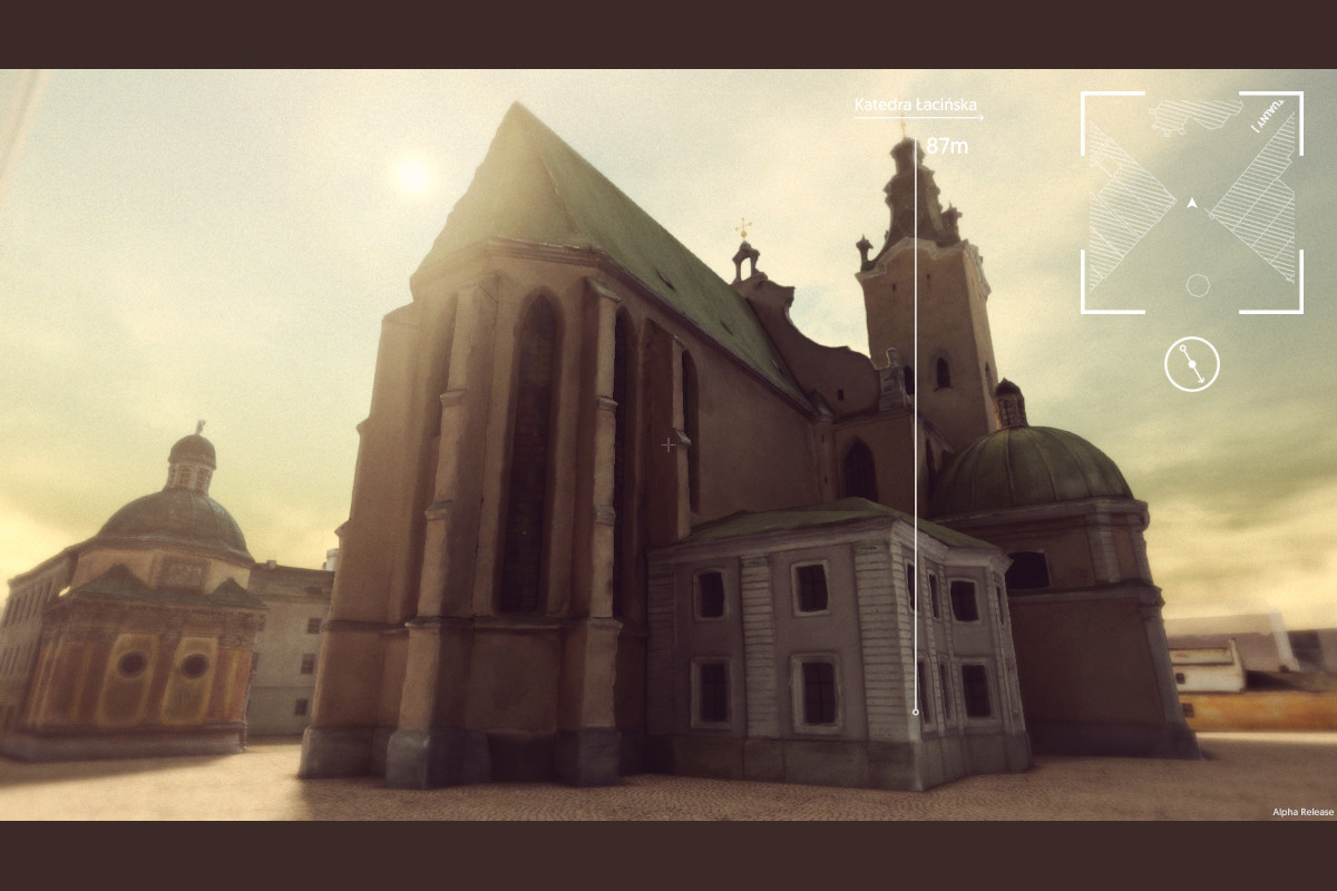 The virtual panorama of old Lviv