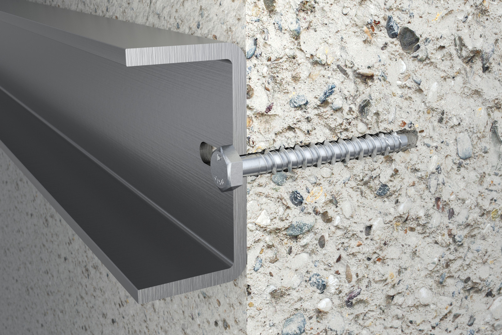 3D visualizations of R-RLX Concrete Screws