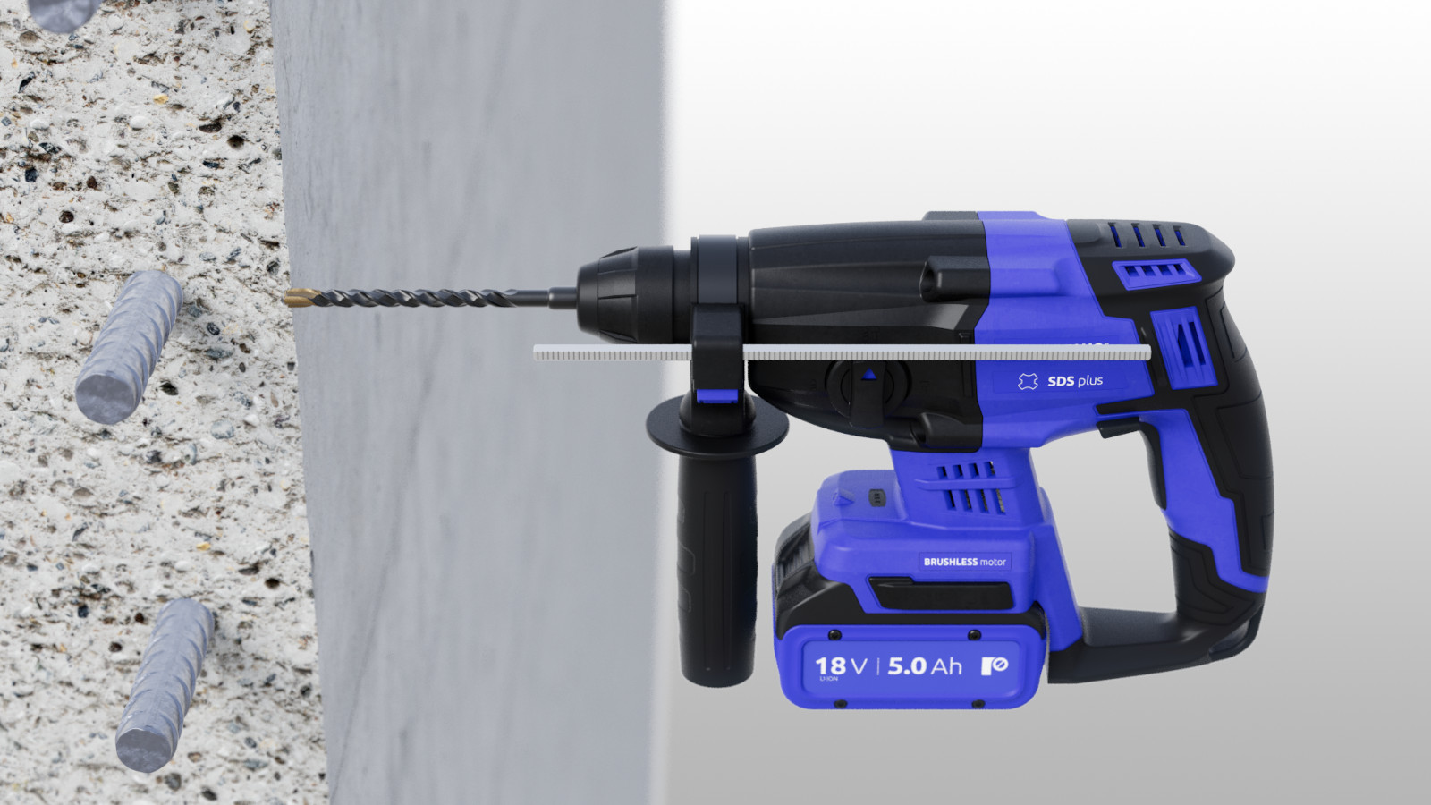 3D Animation of a Rotary Hammer Drill