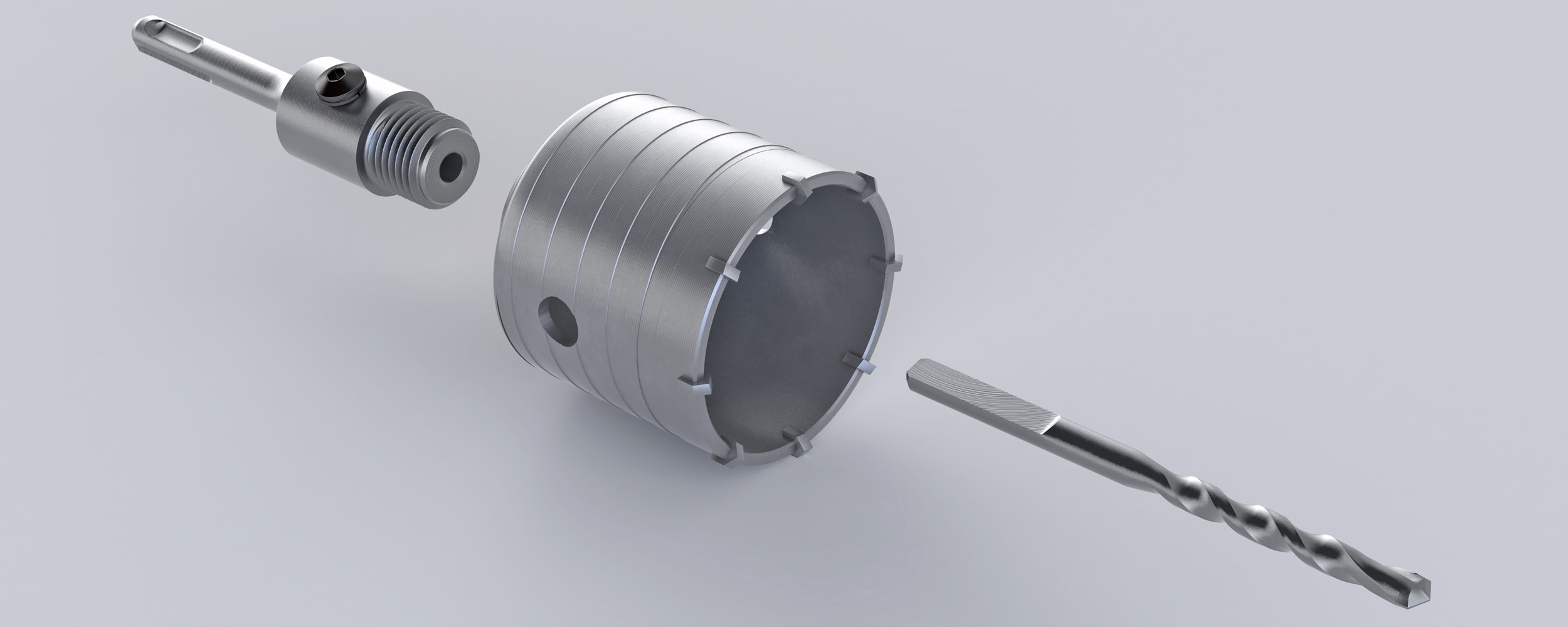 3D Visualization of a Hollow Drill