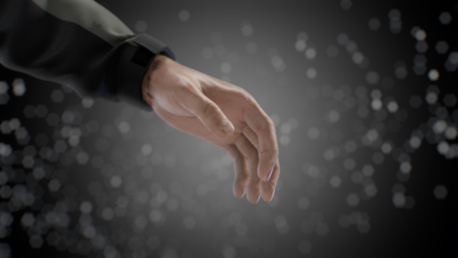 Protective glove 3D animation