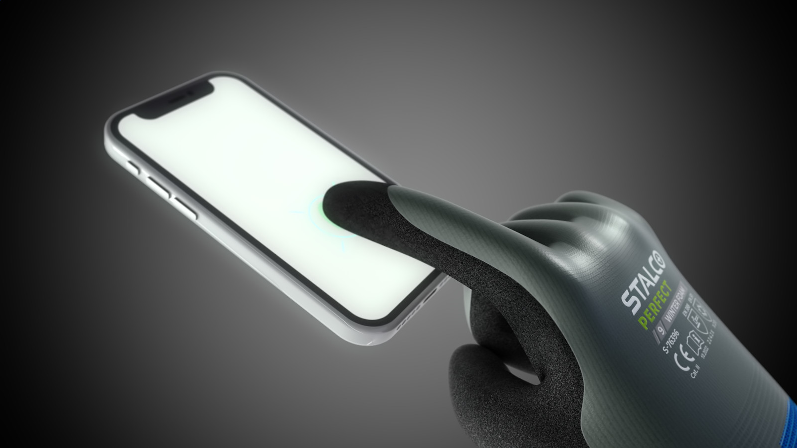 Protective glove 3D animation