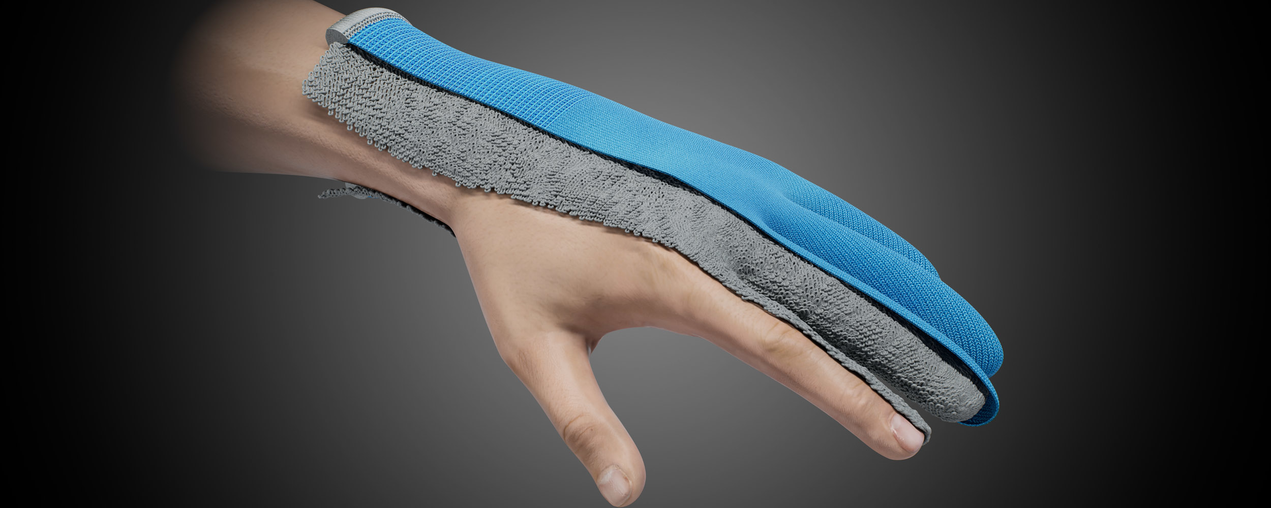 Protective glove 3D animation