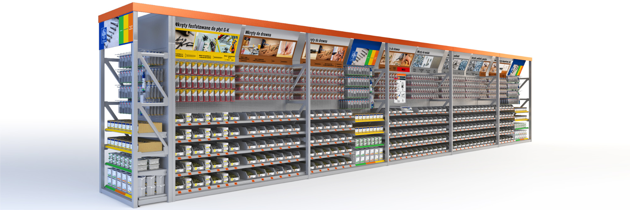 3D Visualizations of Retail Shelving