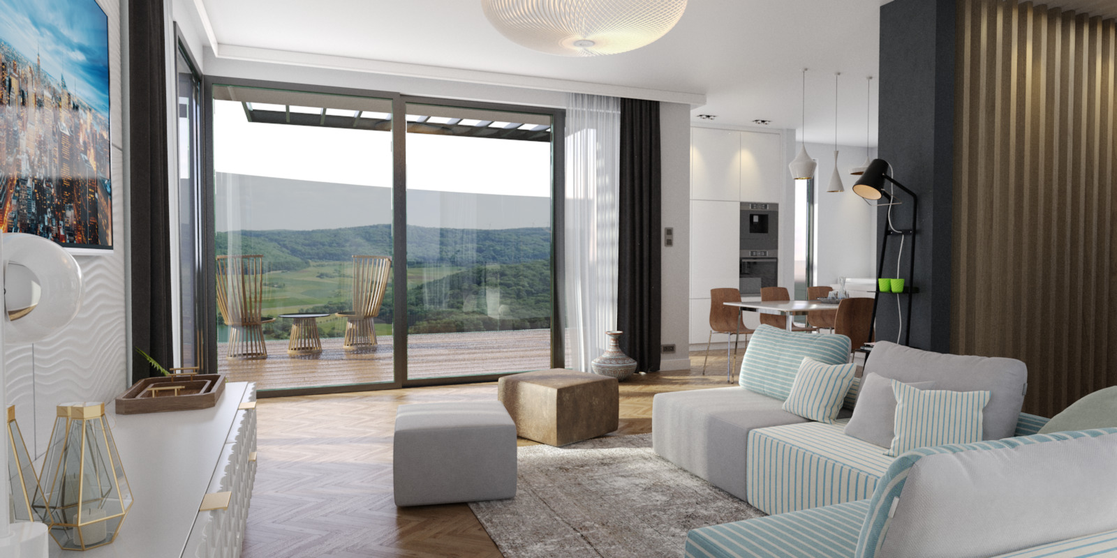 Kray engine interior visualization