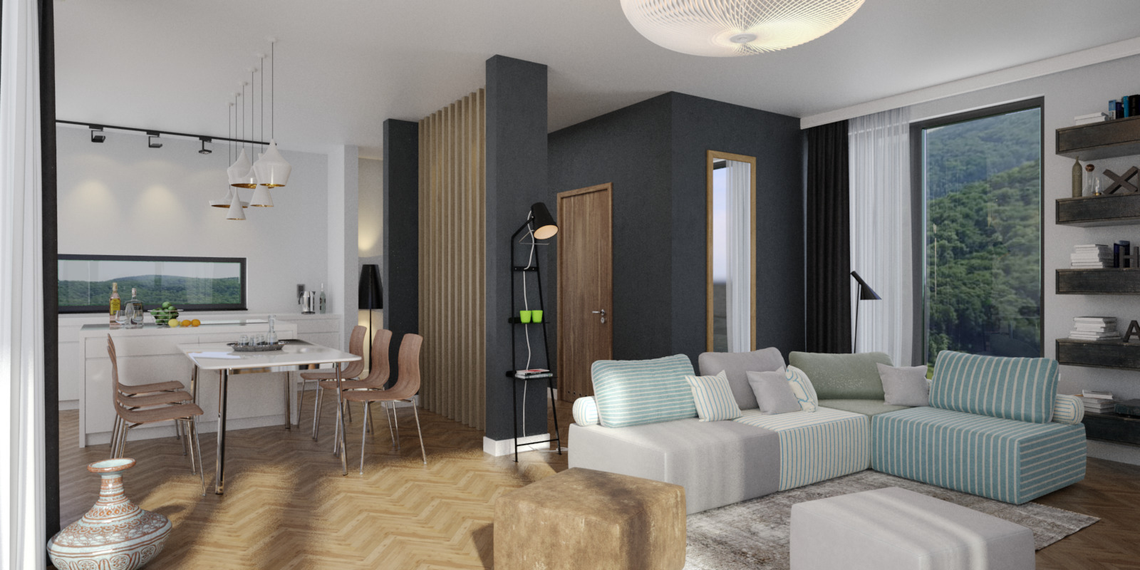 Kray engine interior visualization