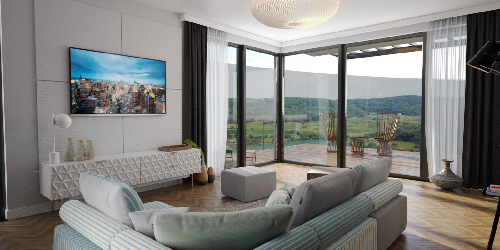 Kray engine interior visualization