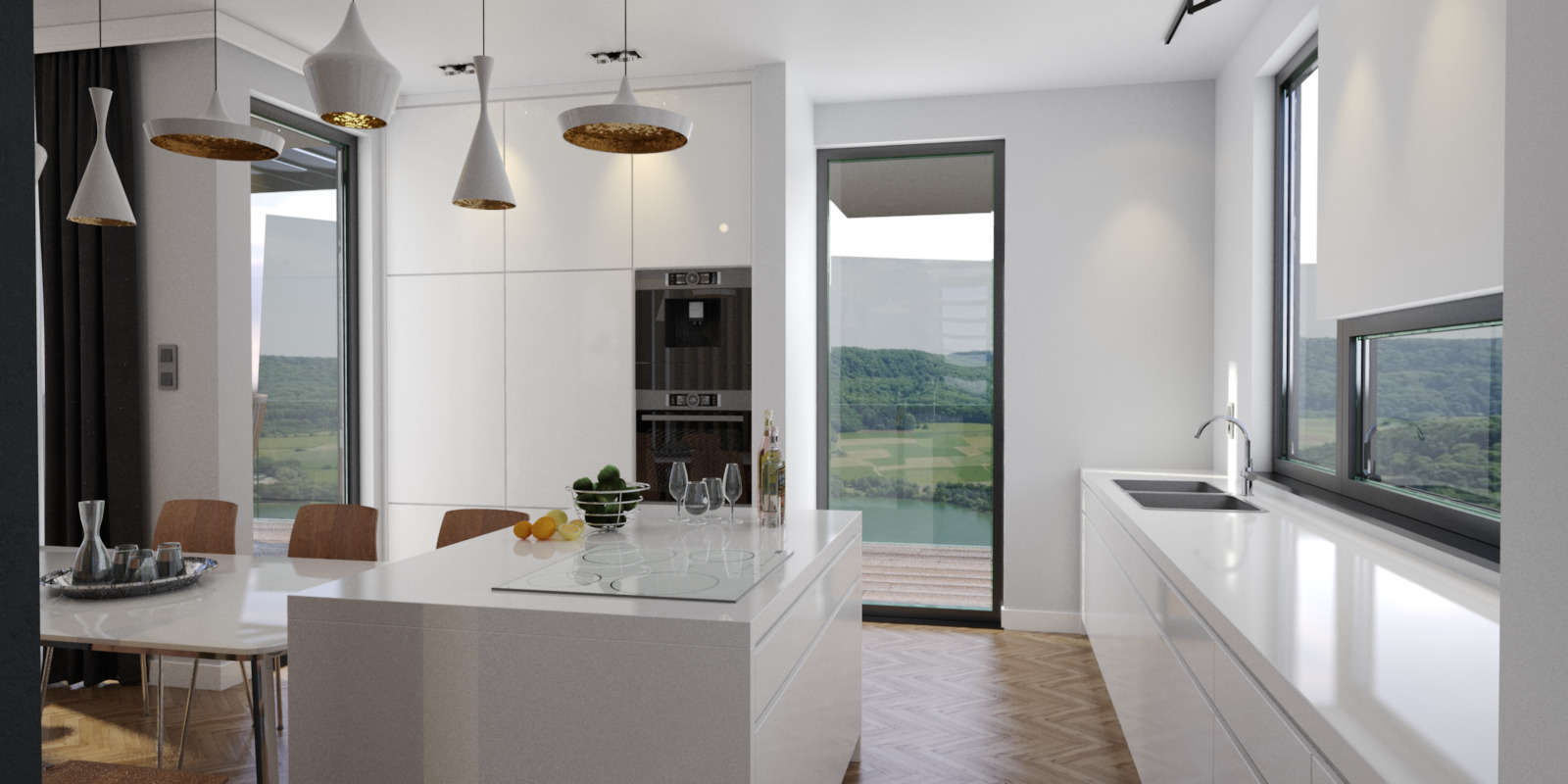 Kray engine interior visualization